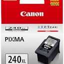 Canon PG-240 XL Genuine Black Ink Cartridge, Compatible with MG2120/3120/4120, MX512/432/472/372/392/522/532/452, MG2220/3220/4220/3520/3620, TS5120