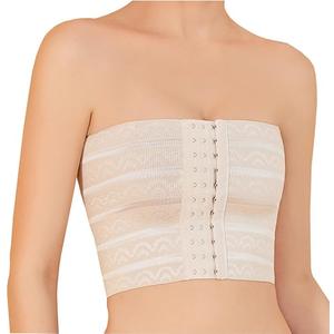 Chest Binder,Women Trans Lesbian Breast Binder Strapless Elastic Flat Chest Compression Top Tomboy Underwear Tank Top