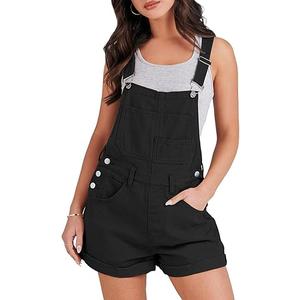 ANRABESS Overalls for Women Denim Shorts Overalls 2025 Summer Casual Loose Fit Adjustable Rompers Jean jumpsuit Bib Shortalls XXL