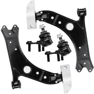 Front Lower Control Arm with ball joint for Audi A3 Quattro 2006-2013, for Volkswagen Jetta 06-14, Eos 07-16, Golf 10-14, GTI 07-14, R32 2008, Rabbit 06-09 Suspension Kit K620141 K620143 4Pcs
