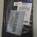 Cut-to-Fit Microwave Filter Replacement - 18 x 15 Activated Carbon Filter Fits Samsung GE LG Frigidaire Whirlpool and More - Charcoal Oven Vent Filters Removes Odors and Freshen Air (1 Pack)