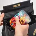 3 x 100 Pcs Baby Hair Ties, Seamless Cotton Toddler Hair Ties for Girls and Kids, Multicolor Small Soft Hair Elastics Ponytail Holders(10Colors)