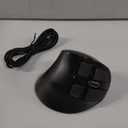 seenda Ergonomic Mouse, Wireless Vertical Mouse - Rechargeable Optical Mice for Multi-Purpose (Bluetooth 5.0 + Bluetooth 3.0 + USB Connection) Compatible Apple Mac and Windows Computers - Black