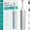 Electric Tooth Polisher for People Dental Calculus Plaque Remover for Animal,5 Replacement Heads,USB Rechargeable, Cleaning Tools