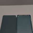 DJ&RPPQ Trifold PU Leather Smart Dual Angle Stand Protective Case with Auto Wake/Sleep,Dark Green