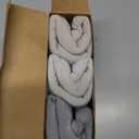 3-Pack Organic Swaddles for Newborns, Baby Sleep Sacks 0-3 Months - Baby Swaddle Wrap, Newborn Wearable Blanket, Infant Sleep Sack for Girls, Boys, Soft & Snug, Large Hook & Loop Closure (Granite)