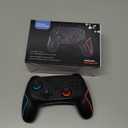 Matbip Wireless Controller for Switch/Switch Lite/Switch OLED/Switch 2, Wireless controller with 2 back buttons, 3-level TURBO adjustable(blue&red)