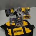 DEWALT 20V Max Cordless Drill Driver Set, 2 Speed, High Performance Motor, Includes 2 XR 1.3Ah Li-Ion Batteries, Charger and Contractor Bag (DCD771C2)