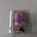 Inesore for AirPods Pro 3 Case 2025 with Lock, for Women Girly Floral Cute Case Compatible with Apple Airpods Pro 3rd Generation Cover, with Phone Stand,Keychain & Cleaner Kit-Purple Gold Marble