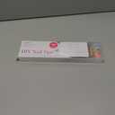 Press on Nails Short 5 Styles, Jofay Fashion 160Pcs Salon-Like Fake Nails with Chrome/Rainbow Laser/Chasing Light Cat Eye Designs, Acrylic French Tip Press on Nails Glue on Nails (A-01 Winter Daily)