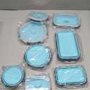 8 Collapsible Food Storage Containers With Lids, Rv Collapsible Bowls, Silicone Food Storage Containers, Camping Food Containers, Collapsible Containers for Food, Camping, Travel