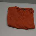 OFEEFAN T Shirts for Women V Neck Dressy Casual Blouses Puff Long Sleeve Fall Outfits Tops Loose Fit (Small, Caramel)