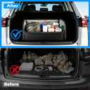 TOPABYTE Car Trunk Organizer with Lid Capacity Collapsible Bag Black, Large