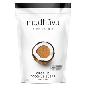 MADHAVA Organic Coconut Sugar 3 Lb. Bag (Pack of 1), Natural Sweetener, Sugar Alternative, Unrefined, Sugar for Coffee, Tea & Recipes, Vegan, Organic, Non GMO (EXP 03/22/28)