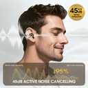 Ear Plugs for Sleeping, 45dB Silicone Ear Plugs for Noise Reduction, Reusable Sleeping Noise Cancelling Earplugs for Snoring, Concert & Shooting Ear Protection with 8 Eartips(Dark Black)