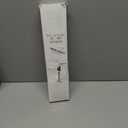 Adjustable 16-27" Suction Cup Towel Bar Extendable Suction Cup Towel Rack Holder Bathroom Stainless Steel for Glass Shower Door(Black)