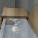 IRIS USA File Box, Plastic File Organizer with Lids for Letter/Legal File, Portable Document Box For Moving, Storage Bin with Durable and Secure Lid, Stackable Nestable BPA-Free, Clear 35 Qt. 4 Pack