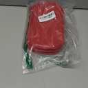 FYY Electronic Organizer, Travel Cable Organizer Bag Pouch Electronic Accessories Carry Case Portable Waterproof Double Layers Storage Bag for Cable, Cord, Charger, Phone, Earphone, Medium Size, Red