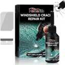 Windshield Crack Repair Kit, 2025 New Premium Windshield Repair Kit, Quick Glass Repair Liquid, Cracks Gone Glass Remover Fluid for Quick Fix Windshields, Windows, Mirrors, All Crack Types