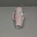 Ello Oasis 30 oz Tumbler with Handle & Retracting Straw | Reusable Insulated Stainless Steel Cup 100% Leakproof, Gifts for Teens Women Men | Keeps cold for 24 Hours, Cup Holder Friendly, Pink Gingham