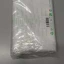 NICETOWN Sheer Canopy Bed Curtains Panels 216 - Home Decoration Sheer Voile Scarf Valance for Wedding (1 Panel, W60 x L216, White)