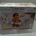 Ingenuity My Bath Seat for Sit-Up Baby Bathing, Sure & Secure Suction Cups, ASTM Safety Tested & Approved, Backrest for Assisted Sitting, Easy Setup & Storage, Gray