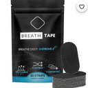 BREATH Tape (30 strips) Mouth Tape for Sleeping, Hypoallergenic, Medical Grade, Woven Cotton for Comfort and Gentle Pain Free Removal,Two Packages