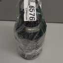 CIVAGO 64 oz Glass Water Bottle Jug with Straw and Handle, Half Gallon Sports Motivational Water Bottle with Time Marker, Wide Mouth Flask Canteen with Silicone Sleeve for Gym, Black