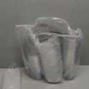 50 Sets Crystal Plastic Cups with Lids and Straws, Disposable Iced Coffee Cups Bulk PET, Cocktail, Smoothie, Milkshake, Cold Drinks, Juice, Wedding, Birthday, Coffee Shop, Party(16oz)