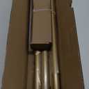 Gold Curtain Rods for Windows 48 to 84 Inch(4-7ft),1 Inch Adjustable Curtain Rod,Heavy Duty Curtain Rods,Decorative Swan Finials Drapery Rods,Telescoping Single Window Curtain Rod 36-88",Brass (36-88" & 1pack, Brass Gold)