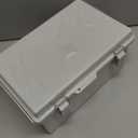 Joinfworld Waterproof Box for Electronics Outside 11.4x7.5x5.5 Outdoor Weatherproof Electrical Box Plastic Weather Proof Nema 4 Enclosure