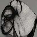 Lace Base Clip In Baby Hair Air Bang Natural Human Hair Side Bangs Invisible Edge Replacement Fringe Forehead Hairline For Women Glueless Hair Extensions (Black, Lace 12x2 cm)