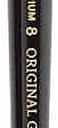 KINGART Premium Original Gold 9900-8 Miracle Wedge TRI Brush Series Artist Brush, Golden Taklon Synthetic Hair, Short Handle, for Acrylic, Watercolor, Oil and Gouache Painting, Size 8