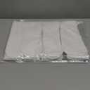 Powbrace 4 Pairs Wide Diabetic Socks for Men Women Plus Size,Lymphedema Socks,Socks for Swollen Feet and Ankles,Edema Socks,Loose Fit Socks,Non-Binding Socks,Bariatric Socks,Hospital Cast Socks-White