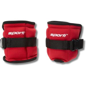 Sporti Fitness Ankle Weights - Water Ankle Weights for Aqua Belt Pool Exercise, Comfortable Fit (Ankle Weights - Red - 3 lb)
