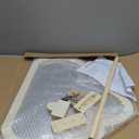 Montessori Mirror with Bar, Baby Pull to Stand Toys, Easy Assembly Natural Frame, Adjustable Infant Mirror, Montessori Furniture for Toddler 6-18 Months-Natural