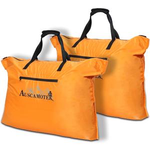 AUSCAMOTEK Scent Control Bags for Hunting Clothes and Accessories Water-Resistant 33 x24 inches (Orange)
