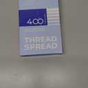 THREAD SPREAD 100% Cotton Pillow Cases Queen Size Set of 2 - Luxury 400 Thread Count Queen Pillow Cases (Silver), Soft Cooling Breathable Hotel Quality Cotton Pillowcases, Fits Standard Pillows