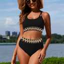 Women's High Waisted Ribbed Bikini Set Two Piece Crop Top High Cut Swimsuit Criss Cross Back Bathing Suit (Pink, S)