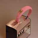 Hot Pink headbands for women, Fashion cute sweat hairbands, Stretchy headbands for teen girls.#1