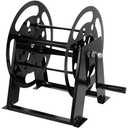 Dollate RV Extension Cord Reel Stand, Up to 200 Feet of 15A (12/3 AWG) Metal Reel Frame with Foldable Handle, Metal Heavy Duty Power Cord Storage Reel with Durable Bearings  Anti-rust Coating