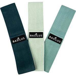 3-Pack Fabric Resistance Bands for Legs & Glutes  Exercise Bands for Workout, Strength Training, Yoga, Pilates & Fitness  Mesh Bag & Exercise Guide Included (Patina Green, Aqua Green, Forest Green)