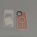 MOCCA Strong Magnetic for iPhone 13 Pro Max Case,[Compatible with Magsafe][Glass Screen Protector+Camera Lens Protector] Slim Thin Shockproof Cover Phone Case for iPhone 13 Pro Max 6.7", Pink