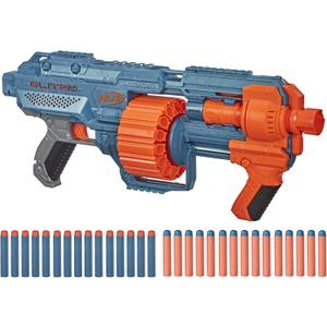 Nerf Elite 2.0 Shockwave RD-15 Dart Blaster, 30 Nerf Elite Darts, 15-Dart Rotating Drum, Kids Outdoor Toys for 8 Year Old Boys & Girls and Up 
