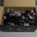 LED Outdoor String Lights 100FT, Waterproof Patio Lights with 52 (50+2 Spare ST38 Shatterproof Replaceable Bulbs), Connectable Dimmable Outside Hanging Light for Porch Garden Deck Bistro Backyard