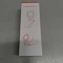 Portable Handheld Turbo Fan, 5 Gear Wind, Battery Operated, Up to 12 Working Hours, 3 IN 1 Hand Fans with Air Turbo Tech Cooling Fan for Outdoor Activities, Travel, Beach (White)