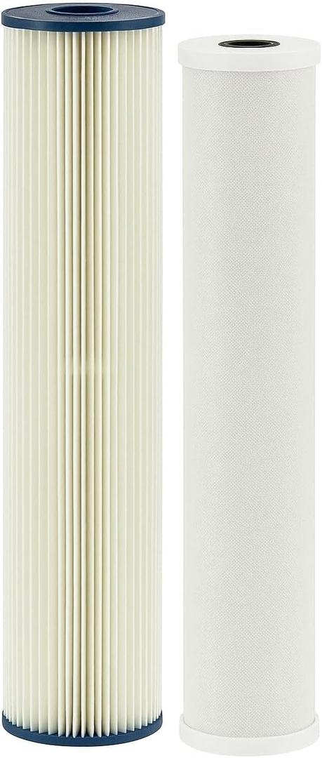Kind Water 5-Micron Sediment & Carbon Replacement Filters  Fits Kind & Evo E-1000/E-3000 Whole House Water Systems  Includes O-Ring Kit & Lubrication  6-12-Month Filter Refill