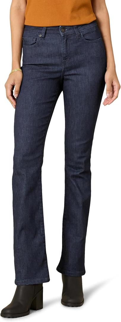 Amazon Essentials Women's Mid-Rise Stretchy Slim Bootcut Jeans - Discontinued Colors (14)