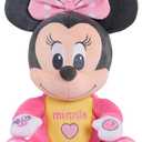 Disney Baby Musical Discovery Plush Minnie Mouse with Sounds and Phrases, Sings ABCs, 123s, and Colors Songs, Kids Toys for Ages 06 Month by Just Play