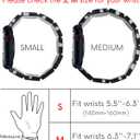 Heesch Compitable with Apple Watch 10 42mm Band Men Black Stretchy Resin Watch Strap Wristband for Apple Watch 4 5 6 SE 40 Band Women for iWatch 41mm